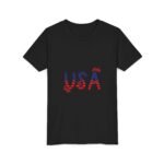 Patriotic Youth Short Sleeve Tee - USA Design for Fourth of July & Independence Day Celebrations