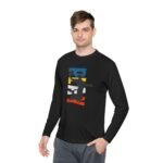 Unisex Lightweight Long Sleeve Tee – Basketball Dunk Design