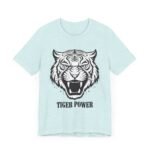 Tiger Power Unisex Jersey Tee - Bold Graphic T-Shirt for Animal Lovers