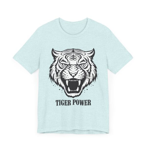 Tiger Power Unisex Jersey Tee - Bold Graphic T-Shirt for Animal Lovers