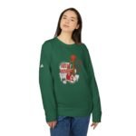 Unisex Fleece Crewneck Sweatshirt - Just Wanna Play Basketball Design