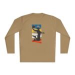 Unisex Lightweight Long Sleeve Tee – Basketball Dunk Design