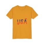 Patriotic Youth Short Sleeve Tee - USA Design for Fourth of July & Independence Day Celebrations