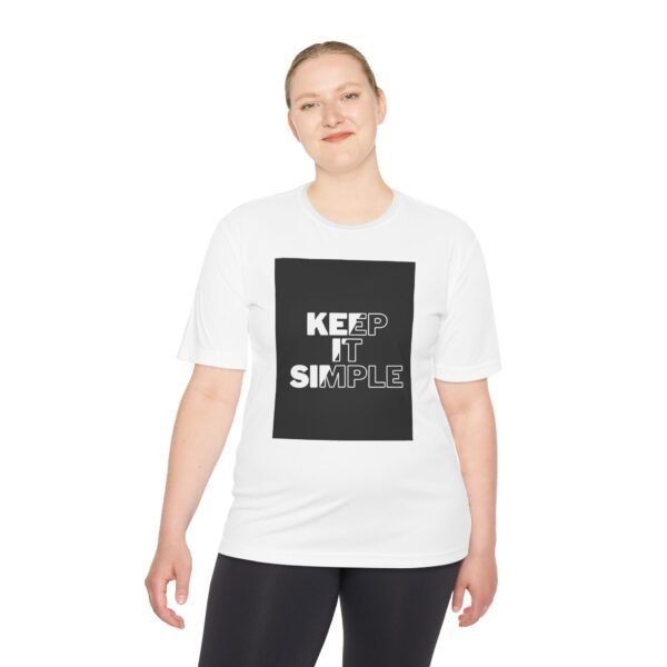 Unisex Moisture Wicking Tee - 'Keep It Simple' Workout Shirt