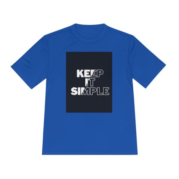 Unisex Moisture Wicking Tee - 'Keep It Simple' Workout Shirt
