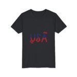 Patriotic Youth Short Sleeve Tee - USA Design for Fourth of July & Independence Day Celebrations