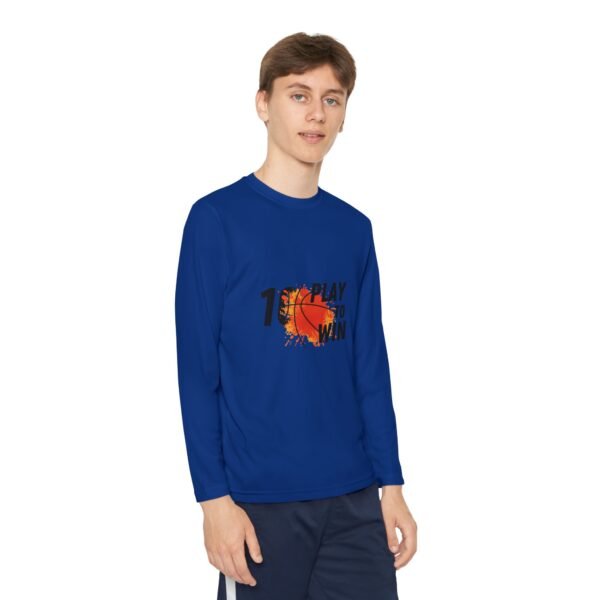Youth Basketball Long Sleeve Tee - Play to Win
