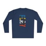 Unisex Lightweight Long Sleeve Tee – Basketball Dunk Design
