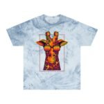 Colorful Giraffe Graphic T-Shirt - Unisex Casual Wear