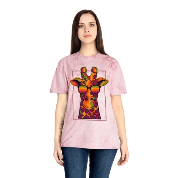 Colorful Giraffe Graphic T-Shirt - Unisex Casual Wear