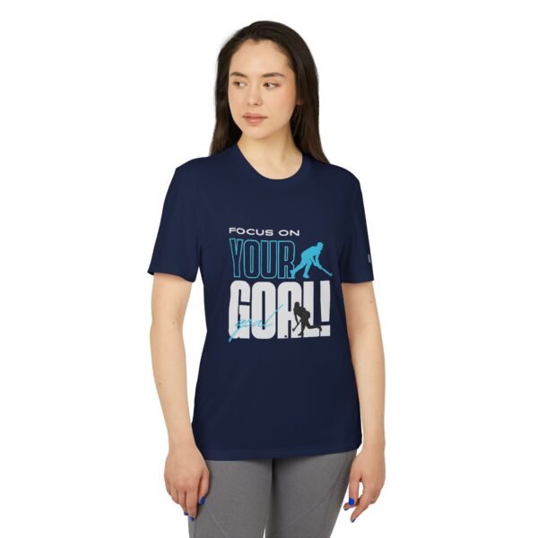 Motivational Adidas Unisex Sport T-Shirt - Focus on Your Goal
