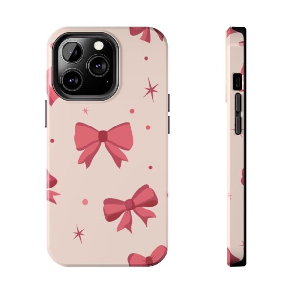 Chic Bow Phone Case, Stylish Phone Cover, Gift for Her, Trendy Tech Accessory, Cute Bow Design, Durable Phone Case
