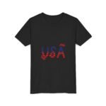 Patriotic Youth Short Sleeve Tee - USA Design for Fourth of July & Independence Day Celebrations