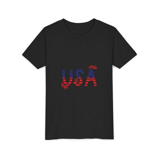 Patriotic Youth Short Sleeve Tee - USA Design for Fourth of July & Independence Day Celebrations
