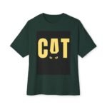 Cat-Themed Unisex Oversized Tee - Perfect for Cat Lovers