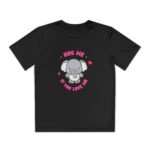 Youth Elephant Graphic Tee - "Hug Me If You Love Me"