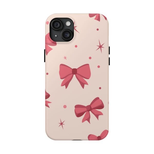 Chic Bow Phone Case, Stylish Phone Cover, Gift for Her, Trendy Tech Accessory, Cute Bow Design, Durable Phone Case