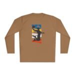 Unisex Lightweight Long Sleeve Tee – Basketball Dunk Design