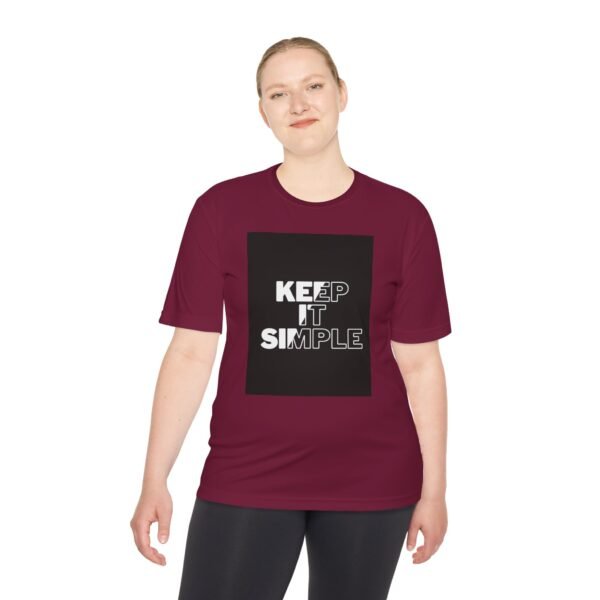 Unisex Moisture Wicking Tee - 'Keep It Simple' Workout Shirt