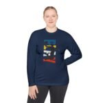 Unisex Lightweight Long Sleeve Tee – Basketball Dunk Design