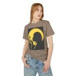 Retro Butterfly Silhouette Tee - Unisex Garment-Dyed Cotton T-Shirt