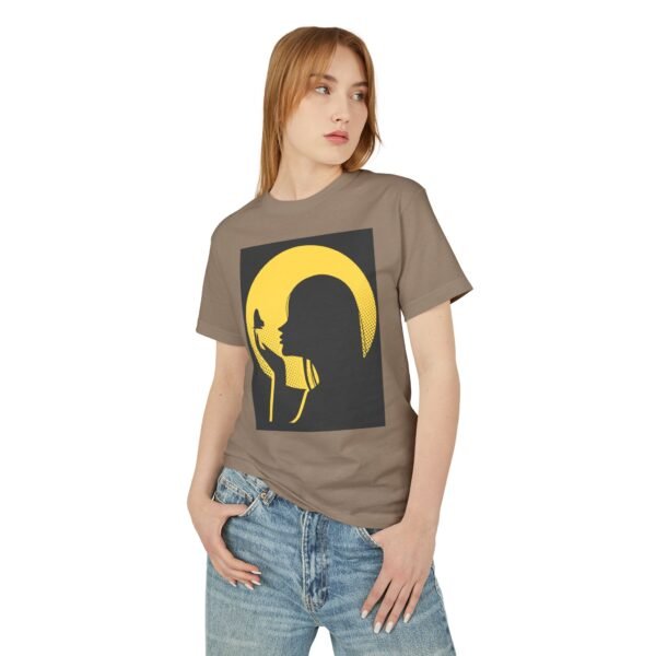 Retro Butterfly Silhouette Tee - Unisex Garment-Dyed Cotton T-Shirt