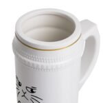 Good Morning Cat Stein Mug | Funny Cat Lover Gift, Unique Coffee Mug, Decorative Drinkware, Animal Themed Kitchenware, Gift for Him/Her