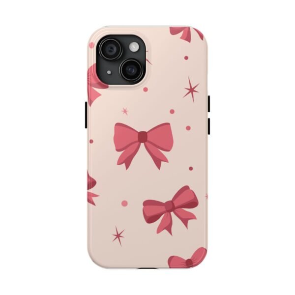 Chic Bow Phone Case, Stylish Phone Cover, Gift for Her, Trendy Tech Accessory, Cute Bow Design, Durable Phone Case