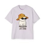 Men's Heavy Oversized Tee - Cool Cat Graphic T-Shirt