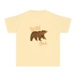 Wild One Youth Tee - Cute Bear Graphic T-Shirt for Kids