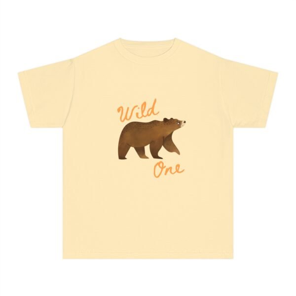 Wild One Youth Tee - Cute Bear Graphic T-Shirt for Kids