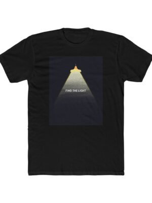 Find the Light Unisex Cotton Crew Tee - Inspirational Graphic T-Shirt