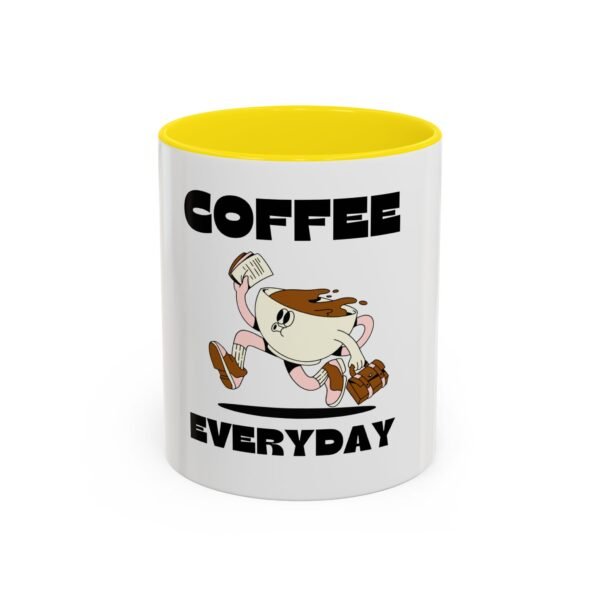 Running Coffee Mug - Funny Coffee Lover Gift, Cute Ceramic Cup for Every Day, Perfect for Birthdays, Christmas, Tea Lovers