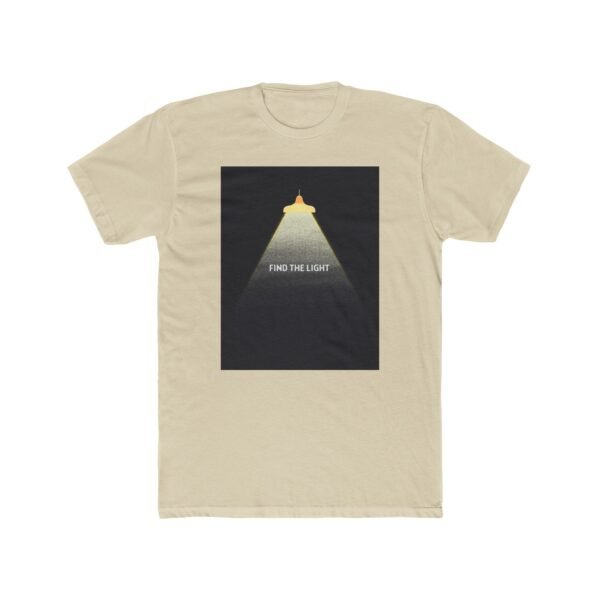 Find the Light Unisex Cotton Crew Tee - Inspirational Graphic T-Shirt