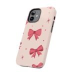 Chic Bow Phone Case, Stylish Phone Cover, Gift for Her, Trendy Tech Accessory, Cute Bow Design, Durable Phone Case