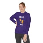 Youth Long Sleeve Volleyball Tee - Perfect for Sports Enthusiasts
