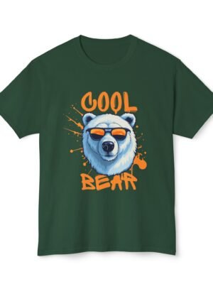 Cool Bear Unisex HD Cotton T-Shirt - Casual Summer Style