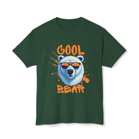 Cool Bear Unisex HD Cotton T-Shirt - Casual Summer Style