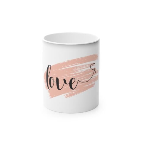 Love Magic Mug - Customizable Coffee Cup, Perfect Gift for Valentine's Day, Anniversary, Engagement, or Just Because
