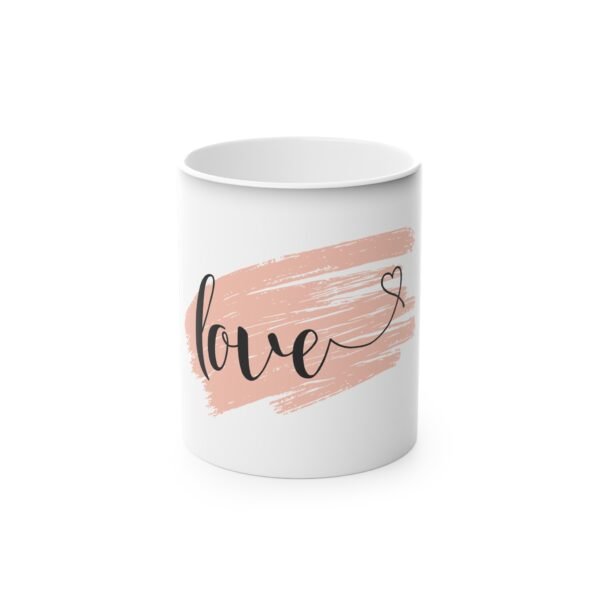 Love Magic Mug - Customizable Coffee Cup, Perfect Gift for Valentine's Day, Anniversary, Engagement, or Just Because
