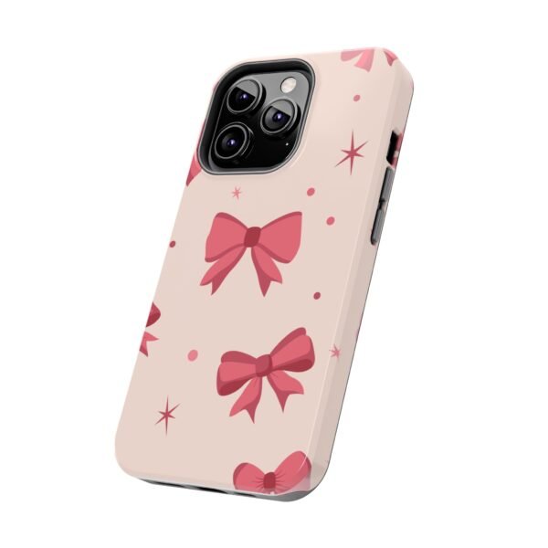 Chic Bow Phone Case, Stylish Phone Cover, Gift for Her, Trendy Tech Accessory, Cute Bow Design, Durable Phone Case