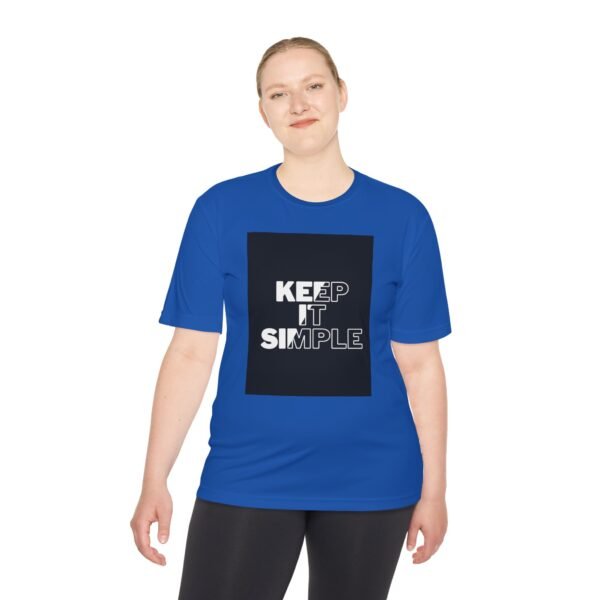 Unisex Moisture Wicking Tee - 'Keep It Simple' Workout Shirt