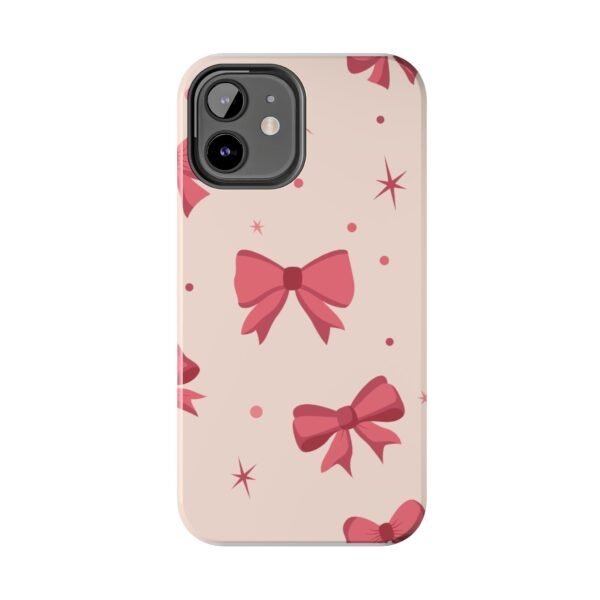 Chic Bow Phone Case, Stylish Phone Cover, Gift for Her, Trendy Tech Accessory, Cute Bow Design, Durable Phone Case