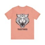 Tiger Power Unisex Jersey Tee - Bold Graphic T-Shirt for Animal Lovers