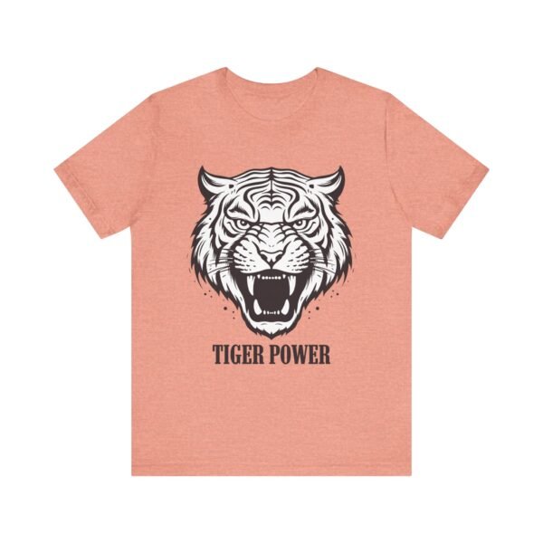 Tiger Power Unisex Jersey Tee - Bold Graphic T-Shirt for Animal Lovers