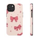 Chic Bow Phone Case, Stylish Phone Cover, Gift for Her, Trendy Tech Accessory, Cute Bow Design, Durable Phone Case