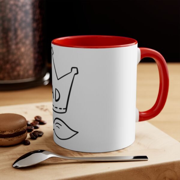 Dad Crown Accent Mug, Funny Coffee Cup for Father's Day, Gift for Dad, Unique Dad Mug, Dad Appreciation Gift