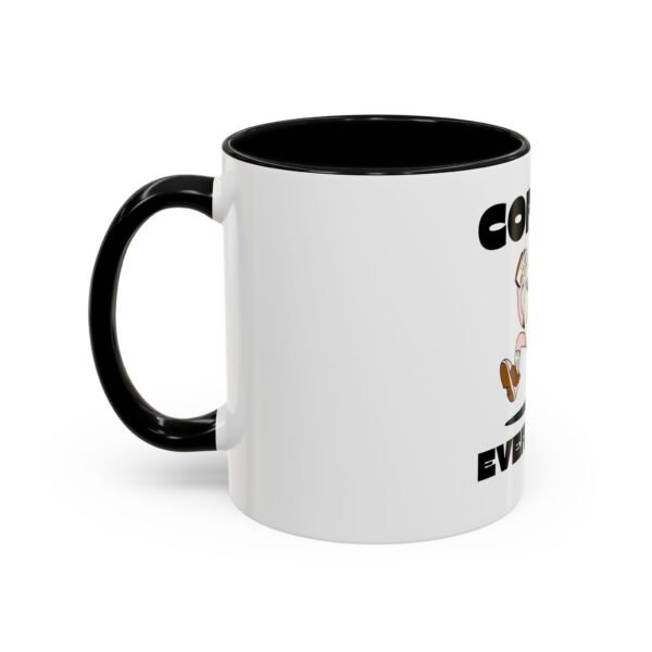 Running Coffee Mug - Funny Coffee Lover Gift, Cute Ceramic Cup for Every Day, Perfect for Birthdays, Christmas, Tea Lovers
