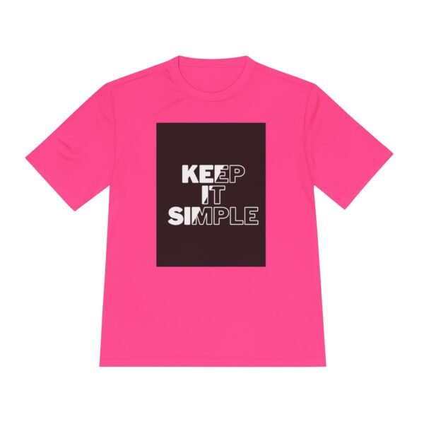 Unisex Moisture Wicking Tee - 'Keep It Simple' Workout Shirt