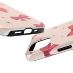 Chic Bow Phone Case, Stylish Phone Cover, Gift for Her, Trendy Tech Accessory, Cute Bow Design, Durable Phone Case